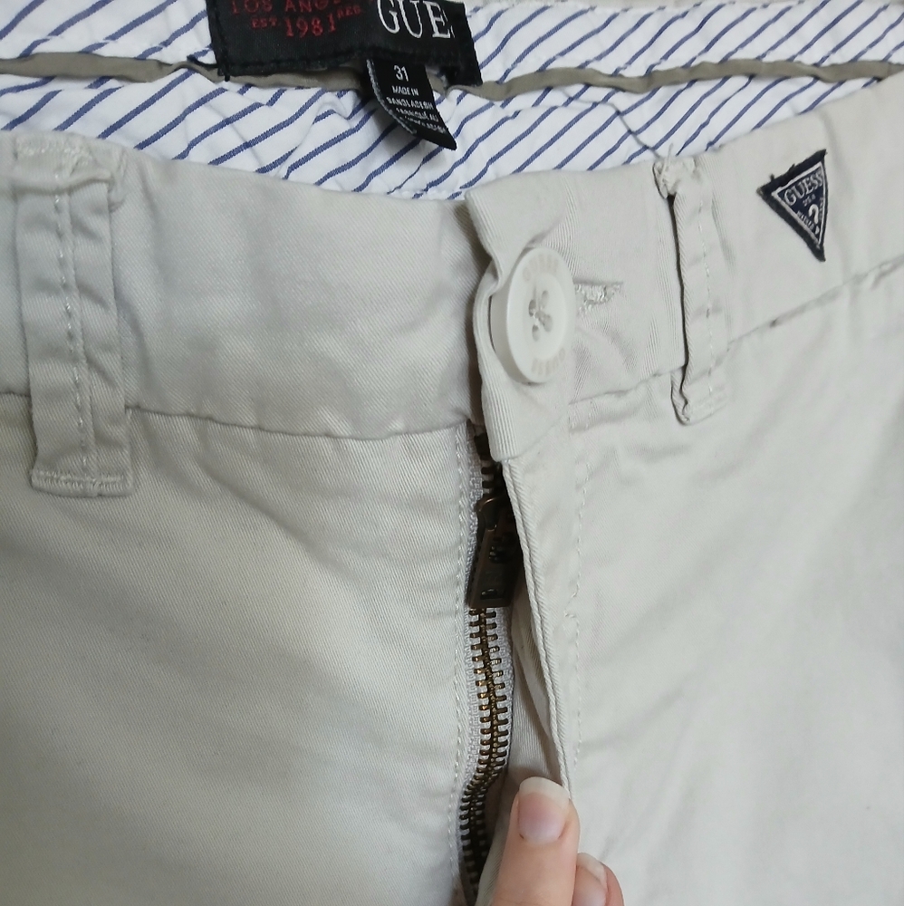GUESS cream men's pants size 31 - Picture 7 of 10